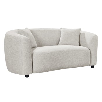 SOFA 2-SEATER NORD FK3322.02 LIGHT BEIGE FABRIC 170x91x75Hcm.