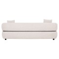 SOFA 3-SEATER ARCTIS FK3327.02 LIGHT BEIGE FABRIC 229x88x88Hcm. SOFA 3-SEATER ARCTIS FK3327.02 LIGHT BEIGE FABRIC 229x88x88Hcm.