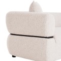 SOFA 3-SEATER ARCTIS FK3327.02 LIGHT BEIGE FABRIC 229x88x88Hcm. SOFA 3-SEATER ARCTIS FK3327.02 LIGHT BEIGE FABRIC 229x88x88Hcm.