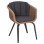 DINING CHAIR VICTUS FK6559.01 ALUMINUM & OLEFIN IN GREY--TWIST WICKER 60x62x76Hcm.