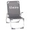 RAISED BEACH CHAIR HEAVY DUTY ALUMINUM ALMIRA FK6431.10 GREY TEXTILENE 53x68x80Hcm