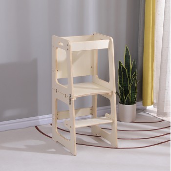 LEARNING TOWER WITH BLACKBOARD RICKI FK18345.01 PINE WOOD IN NATURAL 37x40x84Hcm LEARNING TOWER WITH BLACKBOARD RICKI FK18345.01 PINE WOOD IN NATURAL 37x40x84Hcm