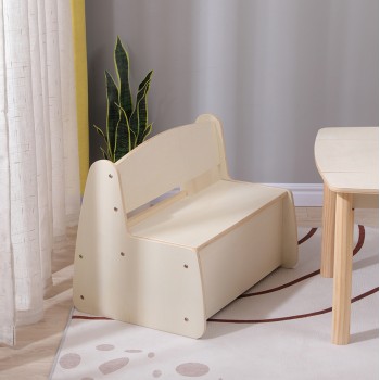 KIDS' BENCH WITH STORAGE RICKI FK18342.01 MDF & PLYWOOD IN NATURAL/CREAM 63x43x47Hcm. KIDS' BENCH WITH STORAGE RICKI FK18342.01 MDF & PLYWOOD IN NATURAL/CREAM 63x43x47Hcm.