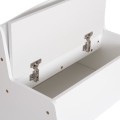 KIDS' BENCH WITH STORAGE RICKI FK18342.03 MDF & PLYWOOD IN WHITE 63x43x47Hcm. KIDS' BENCH WITH STORAGE RICKI FK18342.03 MDF & PLYWOOD IN WHITE 63x43x47Hcm.