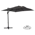 POOLSIDE UMBRELLA JAVANTE FK6623.01 GREY ALUMINUM & SHADE 2.7x2.7x2.7Hcm. POOLSIDE UMBRELLA JAVANTE FK6623.01 GREY ALUMINUM & SHADE 2.7x2.7x2.7Hcm.