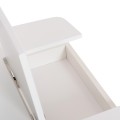 KIDS' TABLE WITH STORAGE SPACE RICKI FK18339.03 MDF & BIRCH WOOD IN WHITE 65x65x47Hcm. KIDS' TABLE WITH STORAGE SPACE RICKI FK18339.03 MDF & BIRCH WOOD IN WHITE 65x65x47Hcm.