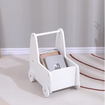 KIDS' STROLLER/CART RICKI FK18341.03 MDF & PLYWOOD IN WHITE 33x45x50Hcm. KIDS' STROLLER/CART RICKI FK18341.03 MDF & PLYWOOD IN WHITE 33x45x50Hcm.