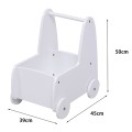 KIDS' STROLLER/CART RICKI FK18341.03 MDF & PLYWOOD IN WHITE 33x45x50Hcm. KIDS' STROLLER/CART RICKI FK18341.03 MDF & PLYWOOD IN WHITE 33x45x50Hcm.
