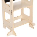 LEARNING TOWER WITH BLACKBOARD RICKI FK18344.01 PINE WOOD IN NATURAL 43x32x84Hcm LEARNING TOWER WITH BLACKBOARD RICKI FK18344.01 PINE WOOD IN NATURAL 43x32x84Hcm