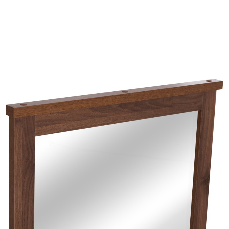 MIRROR CARYS FK314.11 MELAMINE IN WALNUT 73x4(thickness)x93Hcm. MIRROR CARYS FK314.11 MELAMINE IN WALNUT 73x4(thickness)x93Hcm.