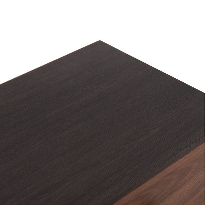 CHEST OF (4) DRAWERS CARYS FK745.11 MELAMINE IN WALNUT/WENGE 75.5x40x83Hcm. CHEST OF (4) DRAWERS CARYS FK745.11 MELAMINE IN WALNUT/WENGE 75.5x40x83Hcm.