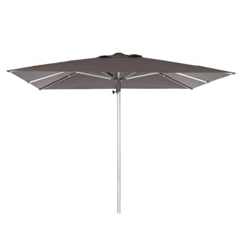 RPOFESSIONAL UMBRELLA 3x3m GLADELL FK6604.01 GREY SHADE-ANODIZED ALUMINUM