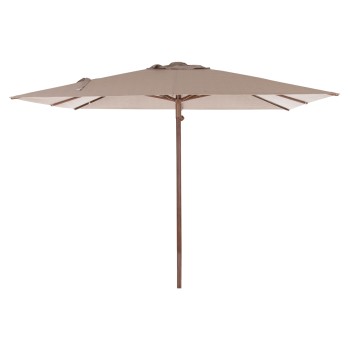 PROFESSIONAL UMBRELLA 3x3m GLADELL FK6604.02 BEIGE SHADE-HEAT TRANSFER ALUMINUM