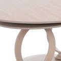 COFFEE TABLE DOUBLE NUBISA FK18364.02 METAL IN BEIGE--SINTERED STONE IN TRAVERTINE COLOR Φ80Χ43.5Hcm. COFFEE TABLE DOUBLE NUBISA FK18364.02 METAL IN BEIGE--SINTERED STONE IN TRAVERTINE COLOR Φ80Χ43.5Hcm.