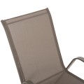 OUTDOOR 5PCS DINING SET LEON FK10882.14 TABLE & 4 ARMCHAIRS--CHAMPAGNE COLOR