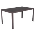 OUTDOOR 5-PCS DINING SET LEOFER FK21009 DINING TABLE & 4 ARMCHAIRS--BROWN