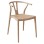 OUTDOOR DINING CHAIR BRAVE FK6625.04 POLPYPROPYLENE IN CAPPUCCINO COLOR 47x42x84.5Hcm