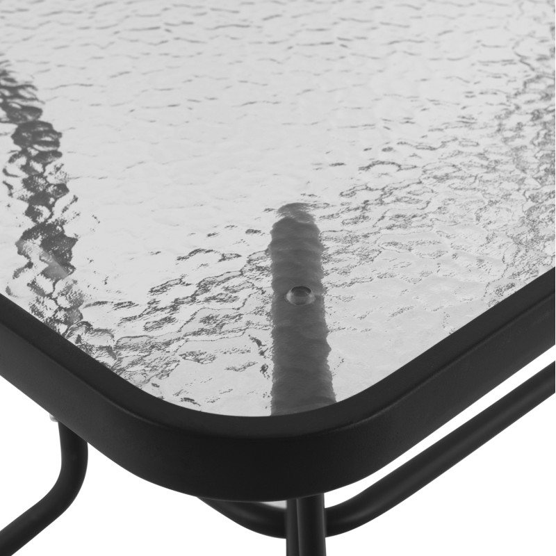 OUTDOOR DINING SET 5PCS ADAM FK10727.03 METAL CHAIRS & TABLE 110x60cm BLACK OUTDOOR DINING SET 5PCS ADAM FK10727.03 METAL CHAIRS & TABLE 110x60cm BLACK