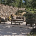 OUTDOOR LOUNGE SET 4PCS MAHAL FK6424.02 CREAM WHITE ALUMINUM--BEIGE OLEFIN & STRAP ROPE OUTDOOR LOUNGE SET 4PCS MAHAL FK6424.02 CREAM WHITE ALUMINUM--BEIGE OLEFIN & STRAP ROPE