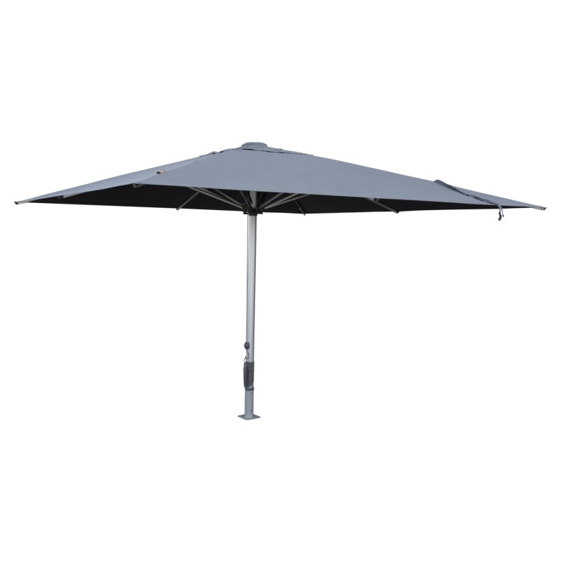 PROFESSIONAL UMBRELLA 4x4x3.55FK GLADELL FK6605.01 ANODIZED ALUMINUM--ACRYLIC SHADE IN GREY PROFESSIONAL UMBRELLA 4x4x3.55FK GLADELL FK6605.01 ANODIZED ALUMINUM--ACRYLIC SHADE IN GREY