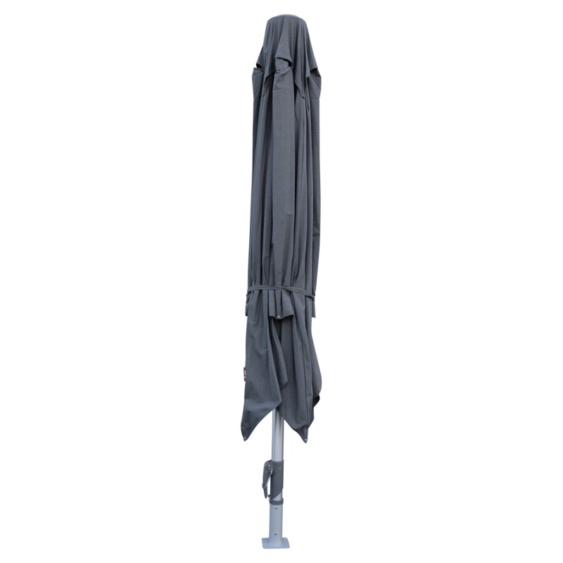 PROFESSIONAL UMBRELLA 4x4x3.55FK GLADELL FK6605.01 ANODIZED ALUMINUM--ACRYLIC SHADE IN GREY PROFESSIONAL UMBRELLA 4x4x3.55FK GLADELL FK6605.01 ANODIZED ALUMINUM--ACRYLIC SHADE IN GREY