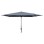 PROFESSIONAL UMBRELLA 4x4x3.55FK GLADELL FK6605.01 ANODIZED ALUMINUM--ACRYLIC SHADE IN GREY