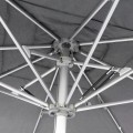 PROFESSIONAL UMBRELLA 4x4x3.55FK GLADELL FK6605.01 ANODIZED ALUMINUM--ACRYLIC SHADE IN GREY PROFESSIONAL UMBRELLA 4x4x3.55FK GLADELL FK6605.01 ANODIZED ALUMINUM--ACRYLIC SHADE IN GREY