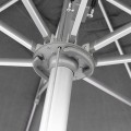 PROFESSIONAL UMBRELLA 4x4x3.55FK GLADELL FK6605.01 ANODIZED ALUMINUM--ACRYLIC SHADE IN GREY PROFESSIONAL UMBRELLA 4x4x3.55FK GLADELL FK6605.01 ANODIZED ALUMINUM--ACRYLIC SHADE IN GREY