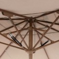 PROFESSIONAL UMBRELLA 4x4m GLADELL FK6605.02 HEAT TRANSFER ALUMINUM--ACRYLIC SHADE IN SAND BEIGE PROFESSIONAL UMBRELLA 4x4m GLADELL FK6605.02 HEAT TRANSFER ALUMINUM--ACRYLIC SHADE IN SAND BEIGE