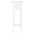 SIDE TABLE RAMU FK9484.03 MAHOGANY WOOD WITH A DRAWER IN WHITE 25x25x66.5Hcm.