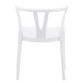 OUTDOOR DINING CHAIR BRAVE FK6625.01 POLPYPROPYLENE IN WHITE 47x42x84.5Hcm OUTDOOR DINING CHAIR BRAVE FK6625.01 POLPYPROPYLENE IN WHITE 47x42x84.5Hcm