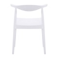 OUTDOOR DINING CHAIR ALOR FK6624.01 POLYPROPYLENE IN WHITE 47x55x74.5Hcm. OUTDOOR DINING CHAIR ALOR FK6624.01 POLYPROPYLENE IN WHITE 47x55x74.5Hcm.