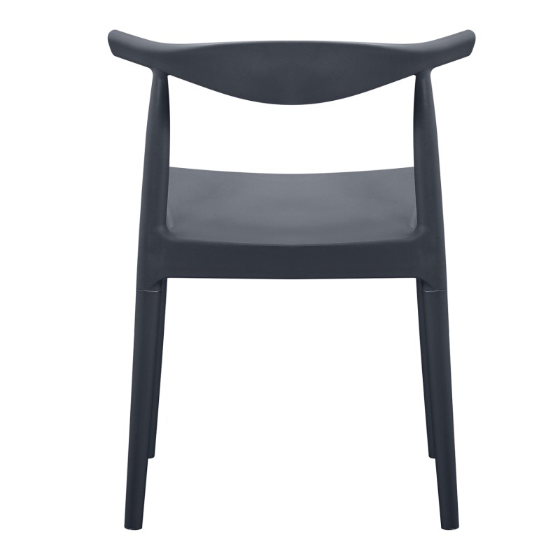 OUTDOOR DINING CHAIR ALOR FK6624.03 POLYPROPYLENE IN GREY 47x55x74.5Hcm. OUTDOOR DINING CHAIR ALOR FK6624.03 POLYPROPYLENE IN GREY 47x55x74.5Hcm.