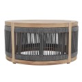 OUTDOOR ROUND COFFEE TABLE SERIES MORMONT FK6262.02 ACACIA WOOD IN NATURAL-GREY ROPE Φ60x40Hcm. OUTDOOR ROUND COFFEE TABLE SERIES MORMONT FK6262.02 ACACIA WOOD IN NATURAL-GREY ROPE Φ60x40Hcm.