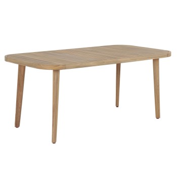 DINING TABLE FLORIAN FK6248 ACACIA WOOD IN NATURAL WOOD 180x90x76Hcm.