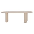 DINING TABLE OVAL VOLPE FK6599.02 FIBER CEMENT IN BEIGE 240x106x75Hcm DINING TABLE OVAL VOLPE FK6599.02 FIBER CEMENT IN BEIGE 240x106x75Hcm