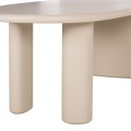 DINING TABLE OVAL VOLPE FK6599.02 FIBER CEMENT IN BEIGE 240x106x75Hcm DINING TABLE OVAL VOLPE FK6599.02 FIBER CEMENT IN BEIGE 240x106x75Hcm