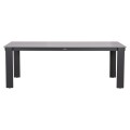 DINING TABLE PUNDER FK6483.01 ALUMINUM IN GREY--SINTERED STONE TOP 220x100x76Hcm. DINING TABLE PUNDER FK6483.01 ALUMINUM IN GREY--SINTERED STONE TOP 220x100x76Hcm.