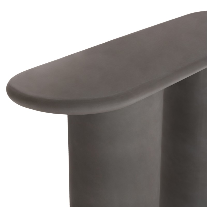 CONSOLE KENJI FK6584.01 FIBER CEMENT IN GREY--140x40x77Hcm.