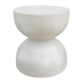 ROUND STOOL ZINI FK6580.02 FIBER CEMENT IN BEIGE Φ35x43Hcm.