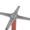 ALUMINUM TABLE BASE FK460.27 TERRACOTTA 66x66x72Hcm. CROSS 48x48cm. ALUMINUM TABLE BASE FK460.27 TERRACOTTA 66x66x72Hcm. CROSS 48x48cm.