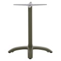 ALUMINUM TABLE BASE FK460.28 GREEN 66x66x72Hcm. CROSS 48x48cm. ALUMINUM TABLE BASE FK460.28 GREEN 66x66x72Hcm. CROSS 48x48cm.