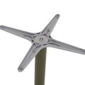 ALUMINUM TABLE BASE FK460.28 GREEN 66x66x72Hcm. CROSS 48x48cm. ALUMINUM TABLE BASE FK460.28 GREEN 66x66x72Hcm. CROSS 48x48cm.