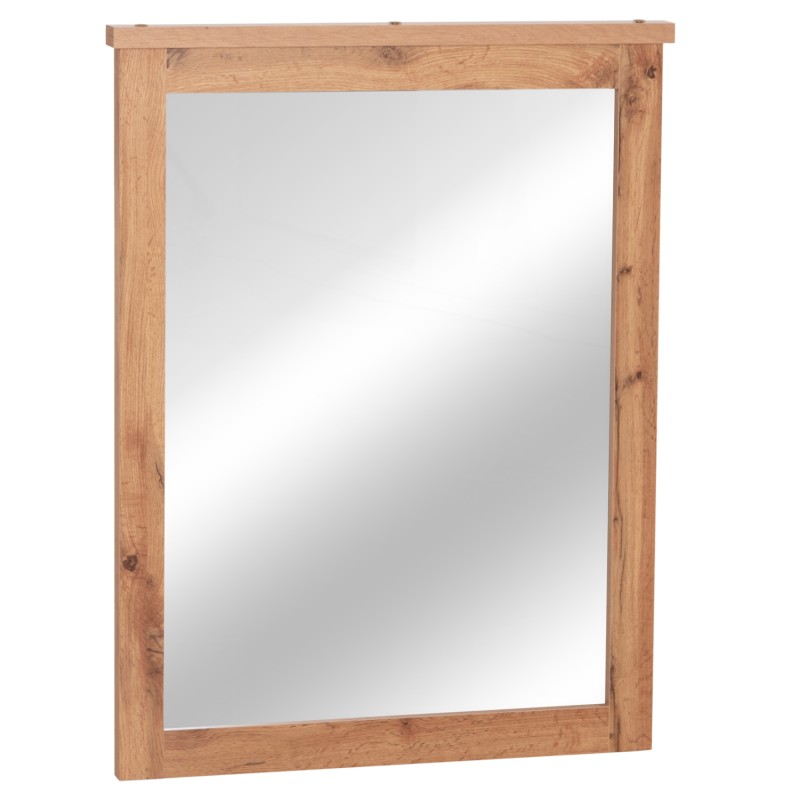 MIRROR CARYS FK314.12 MELAMINE IN NATURAL WOOD COLOR 73x4(thickness)x93Hcm. MIRROR CARYS FK314.12 MELAMINE IN NATURAL WOOD COLOR 73x4(thickness)x93Hcm.