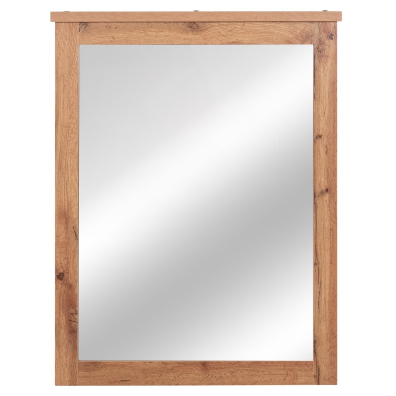 MIRROR CARYS FK314.12 MELAMINE IN NATURAL WOOD COLOR 73x4(thickness)x93Hcm. MIRROR CARYS FK314.12 MELAMINE IN NATURAL WOOD COLOR 73x4(thickness)x93Hcm.