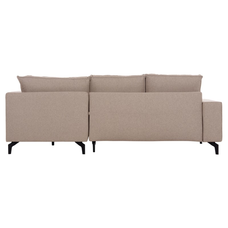 CORNER SOFA-BED WITH STORAGE SPACE SAFFIRA FK3303.03R BEIGE FABRIC 270x195x100Hcm. CORNER SOFA-BED WITH STORAGE SPACE SAFFIRA FK3303.03R BEIGE FABRIC 270x195x100Hcm.