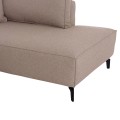 CORNER SOFA-BED WITH STORAGE SPACE SAFFIRA FK3303.03R BEIGE FABRIC 270x195x100Hcm. CORNER SOFA-BED WITH STORAGE SPACE SAFFIRA FK3303.03R BEIGE FABRIC 270x195x100Hcm.