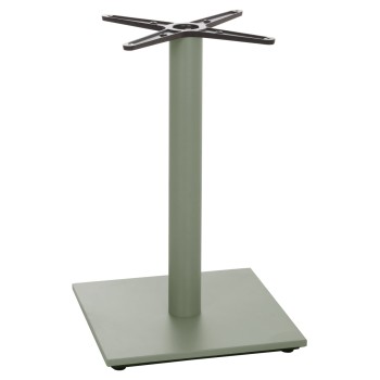 TABLE BASE FK438.28 METAL IN GREEN-HEIGHT ADJUSTERS 46x46x72Hcm.