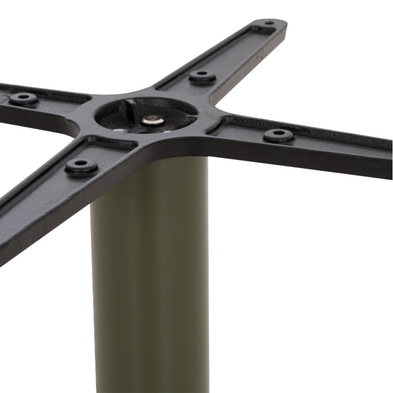 TABLE BASE FK438.28 METAL IN GREEN-HEIGHT ADJUSTERS 46x46x72Hcm. TABLE BASE FK438.28 METAL IN GREEN-HEIGHT ADJUSTERS 46x46x72Hcm.