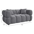 SOFA 2-SEATER NORIKA FK3332.01 GREY FABRIC 172x91x72Hcm. SOFA 2-SEATER NORIKA FK3332.01 GREY FABRIC 172x91x72Hcm.